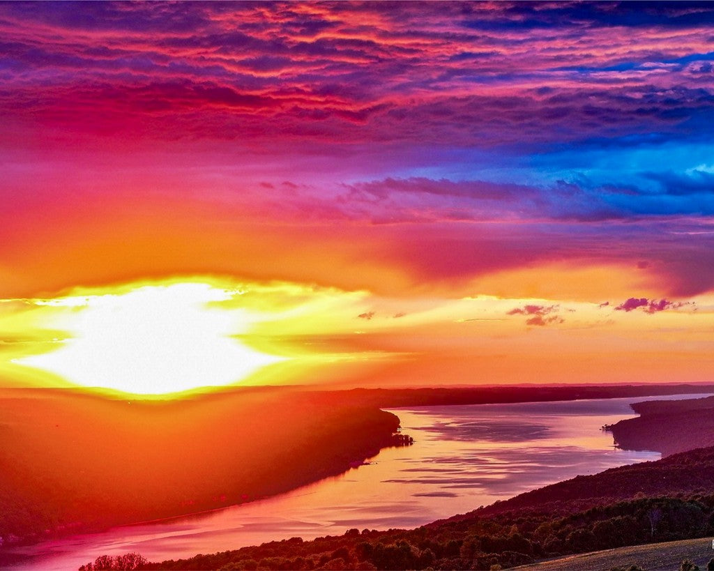 Sunset Over Skaneateles