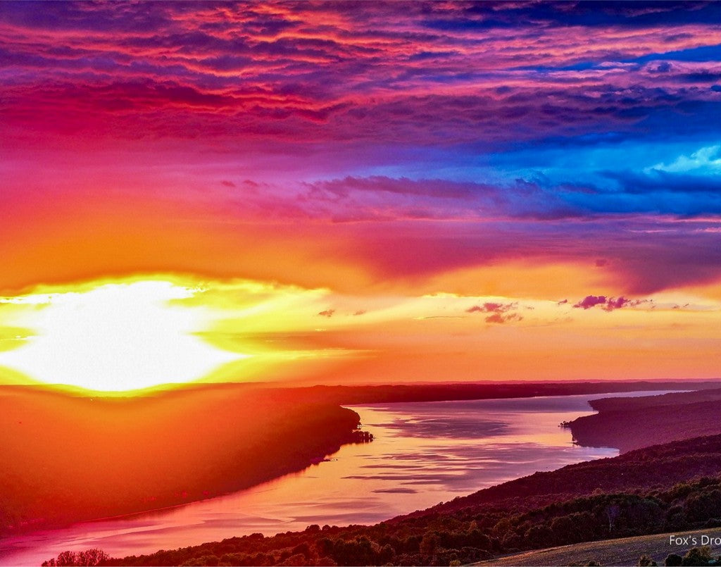 Sunset Over Skaneateles