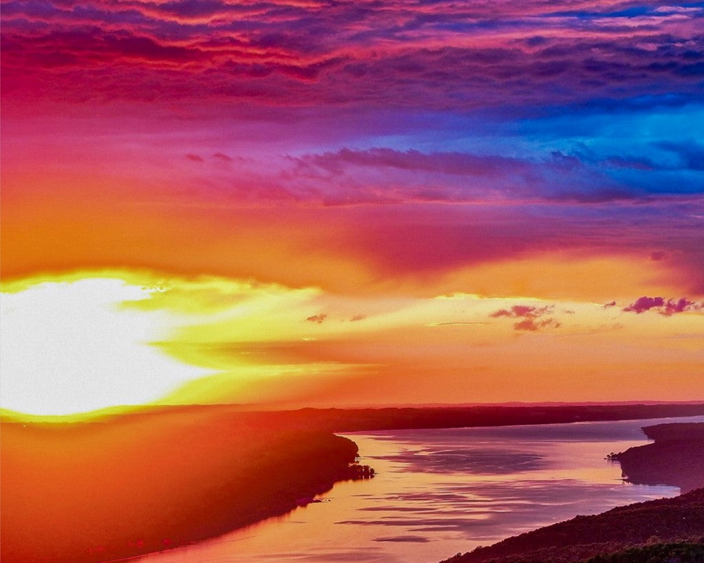 Sunset Over Skaneateles