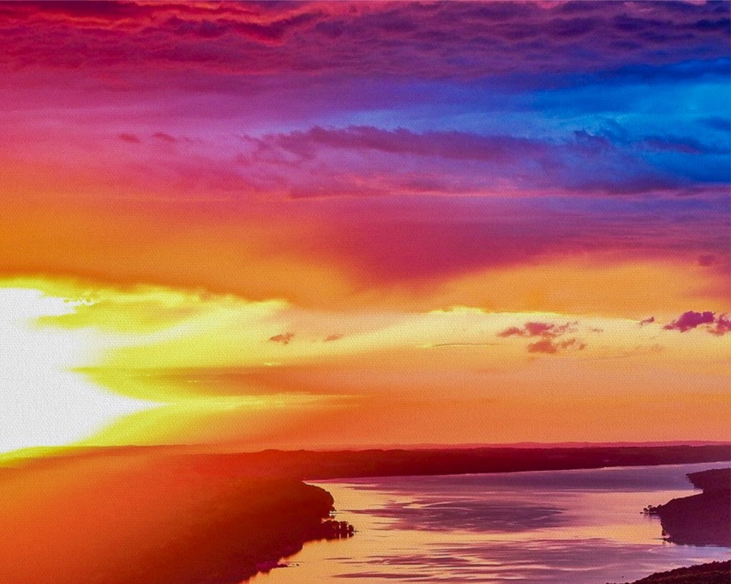 Sunset Over Skaneateles