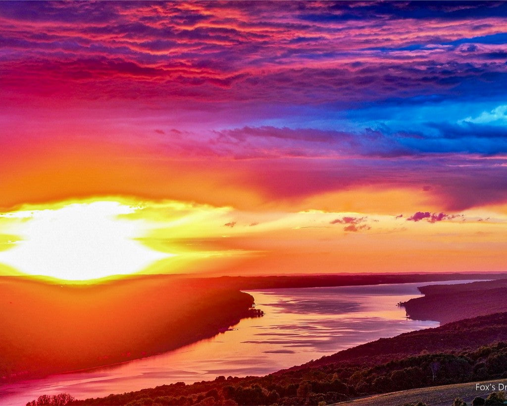 Sunset Over Skaneateles