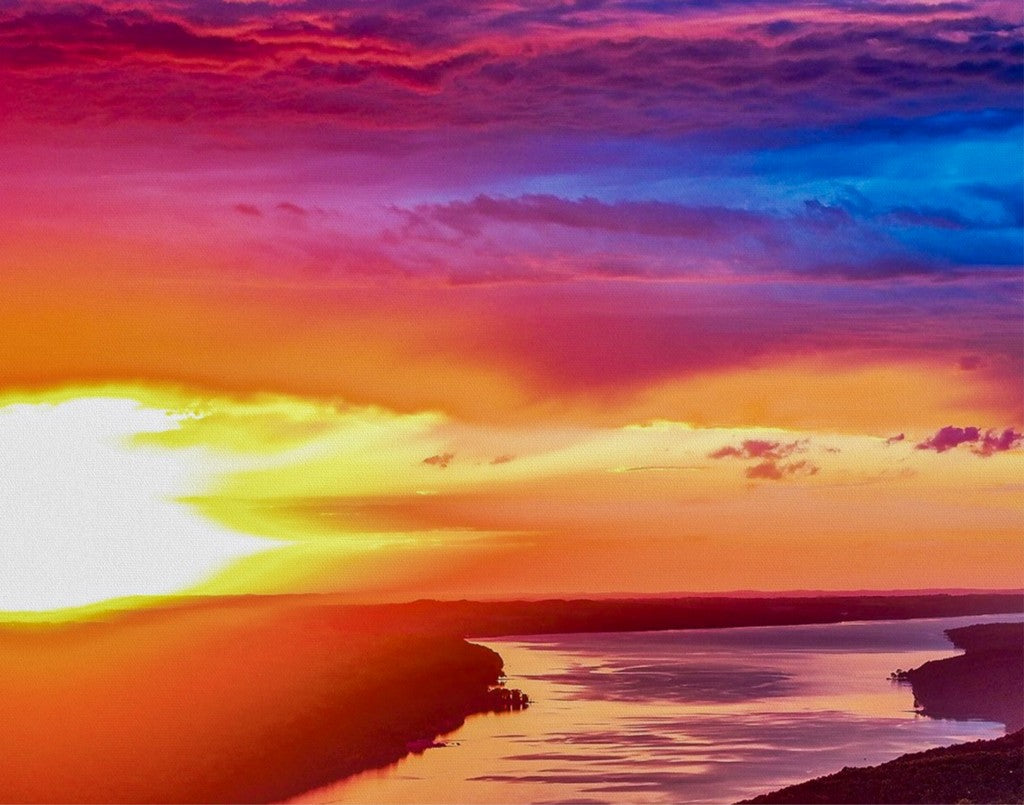 Sunset Over Skaneateles