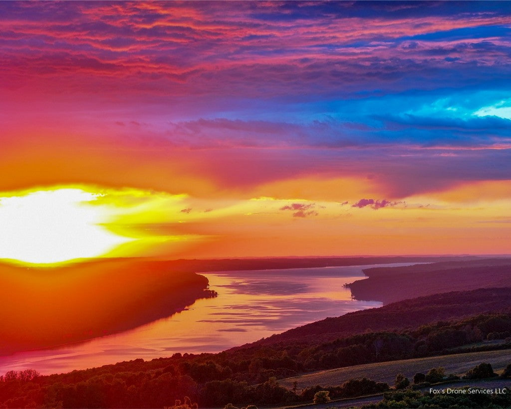 Sunset Over Skaneateles