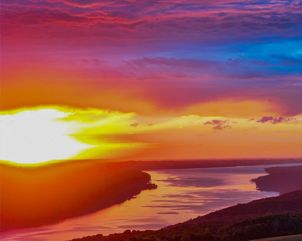 Sunset Over Skaneateles