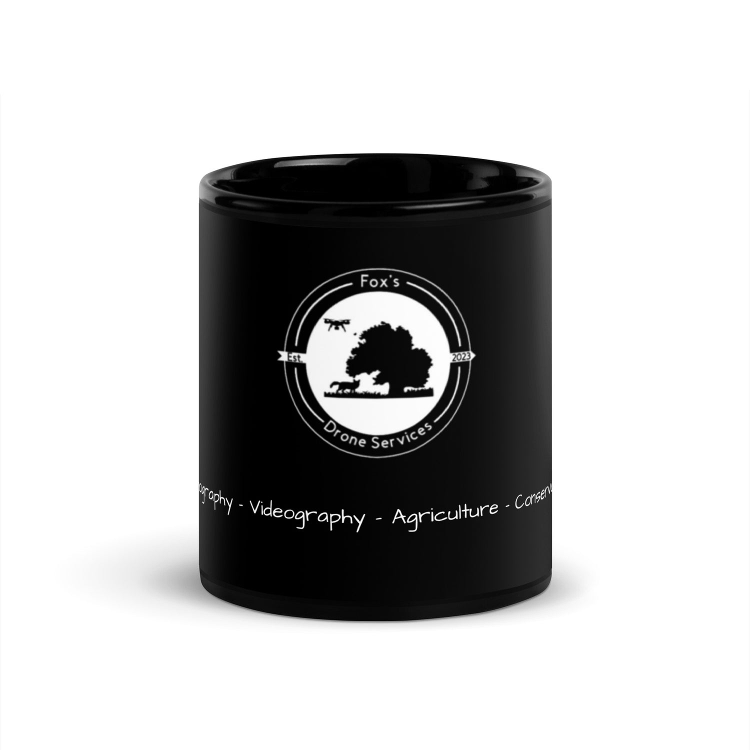 FDS Black Glossy Mug