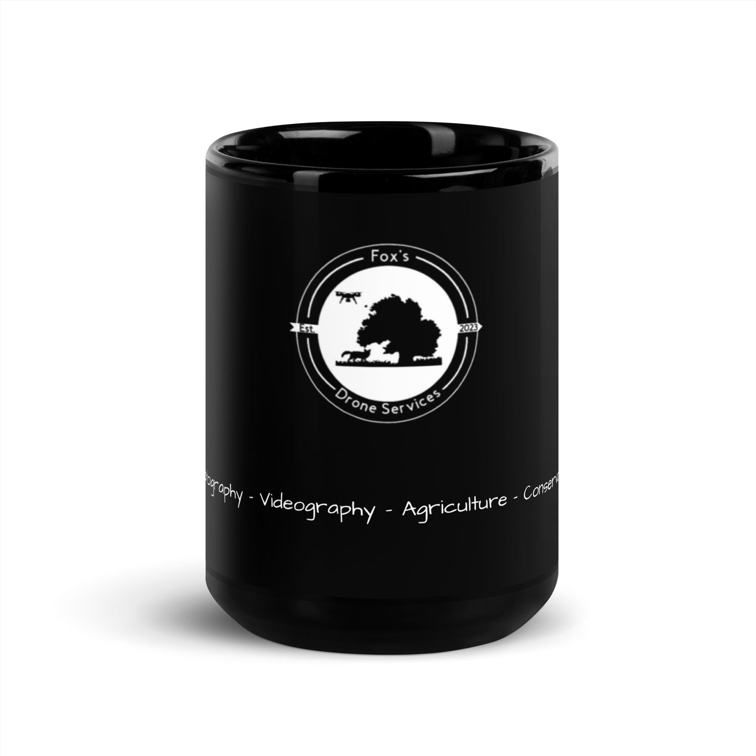 FDS Black Glossy Mug