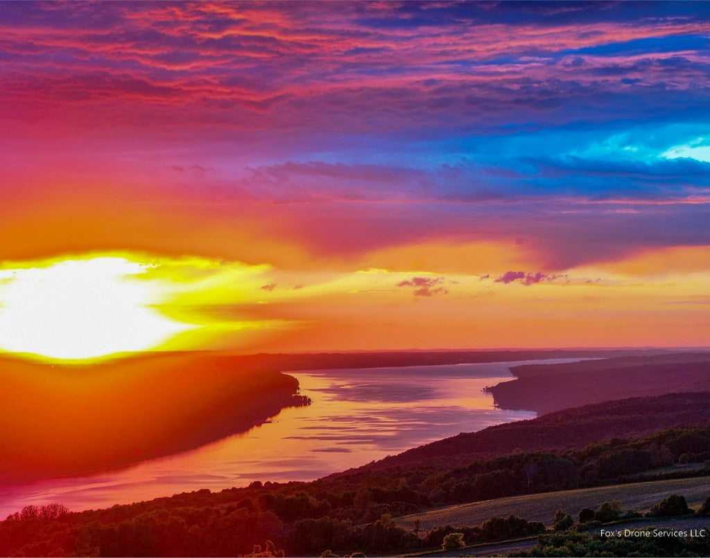 Sunset Over Skaneateles